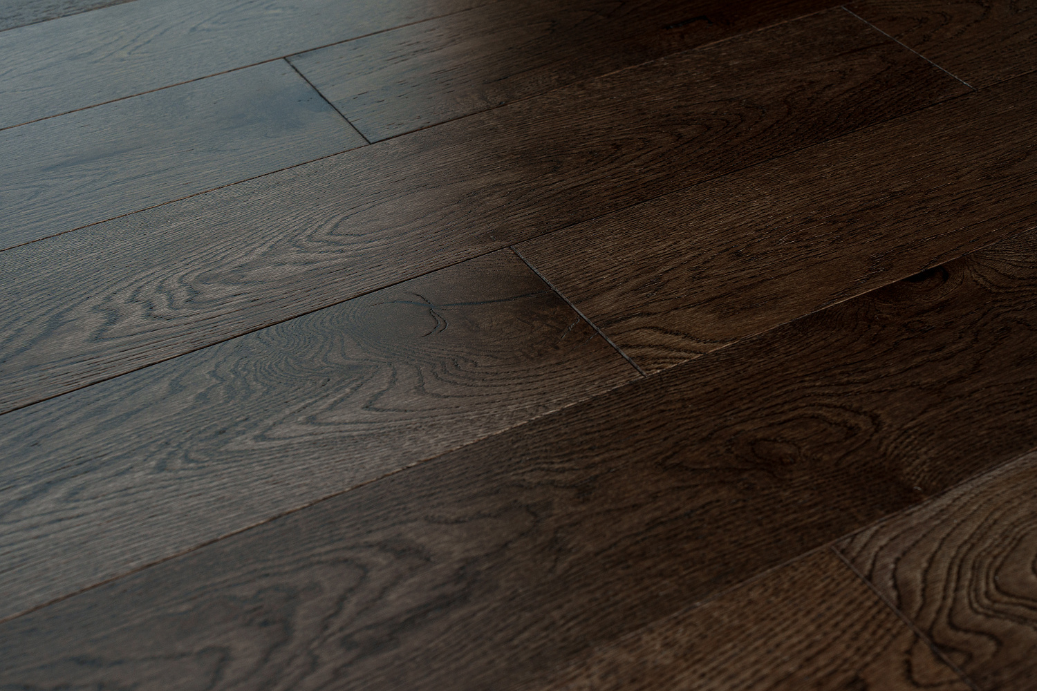 Паркетная доска AmberWood/Амбер Вуд Фьюжен Дуб Бурбон Кантри браш, лак 909х125х14 мм (0,909 м2/упак)